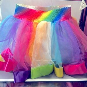 Little Girl Rainbow Tutu